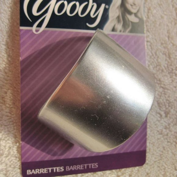 Small Short Deep Arched Goody Plastic Hair Barrette Metal Back Closure Arch - Picture 5 of 6